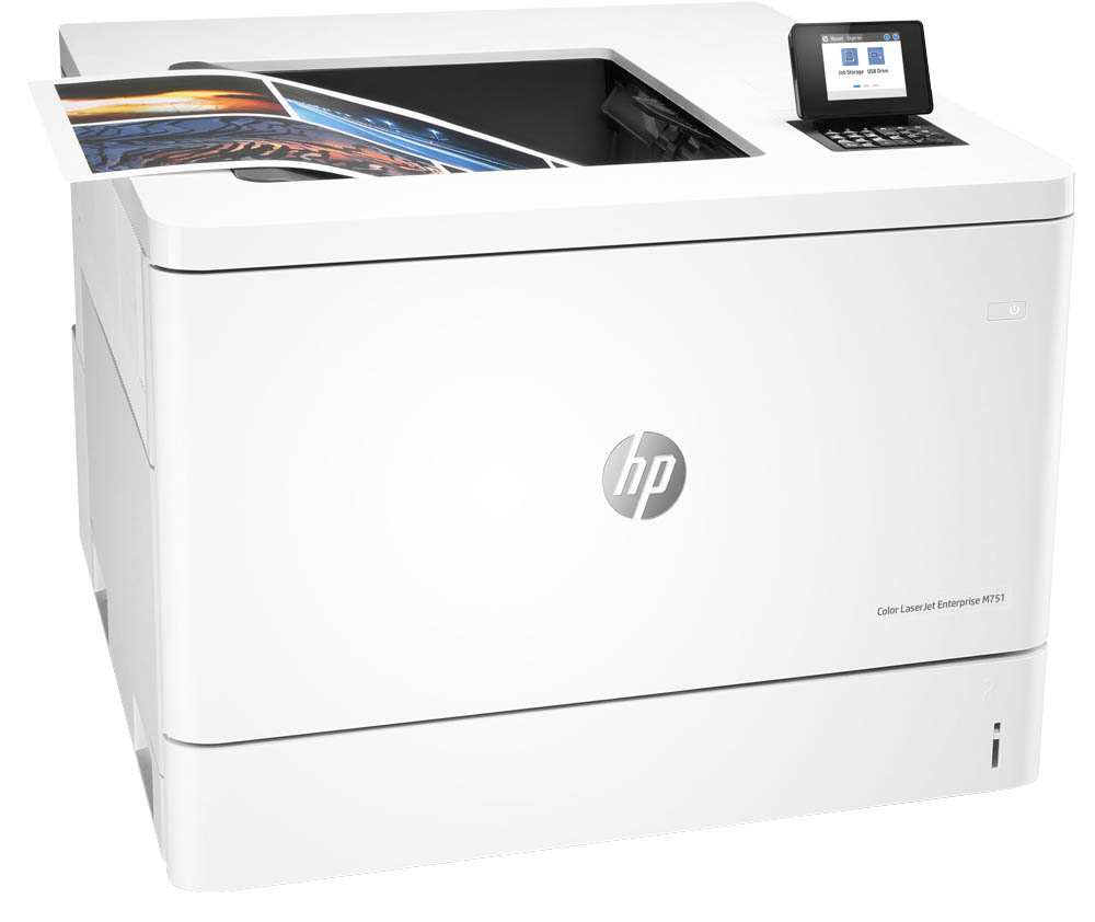 Artikelbild 1 für HP Color LaserJet Enterprise M751dn Farb-Laserdrucker weiß, Artikelnummer 886592